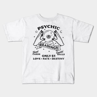 Fortune Teller Psychic Readings Tarot Crystal Ball Vintage Kids T-Shirt